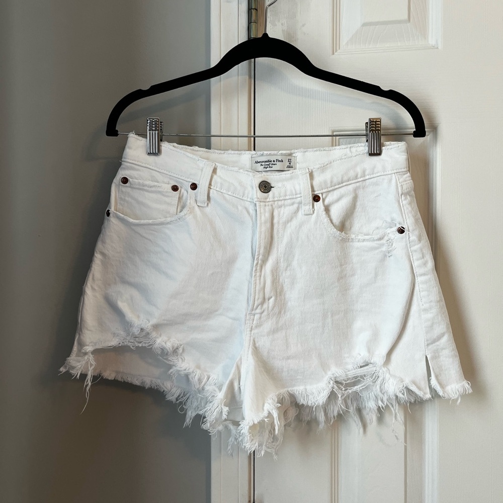CURVE LOVE Abercrombie se Fitch The Cutoff Short High Rise